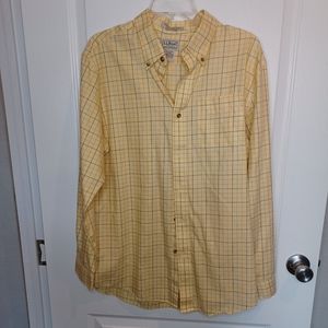 LL Bean Size Large Slightly Fitted